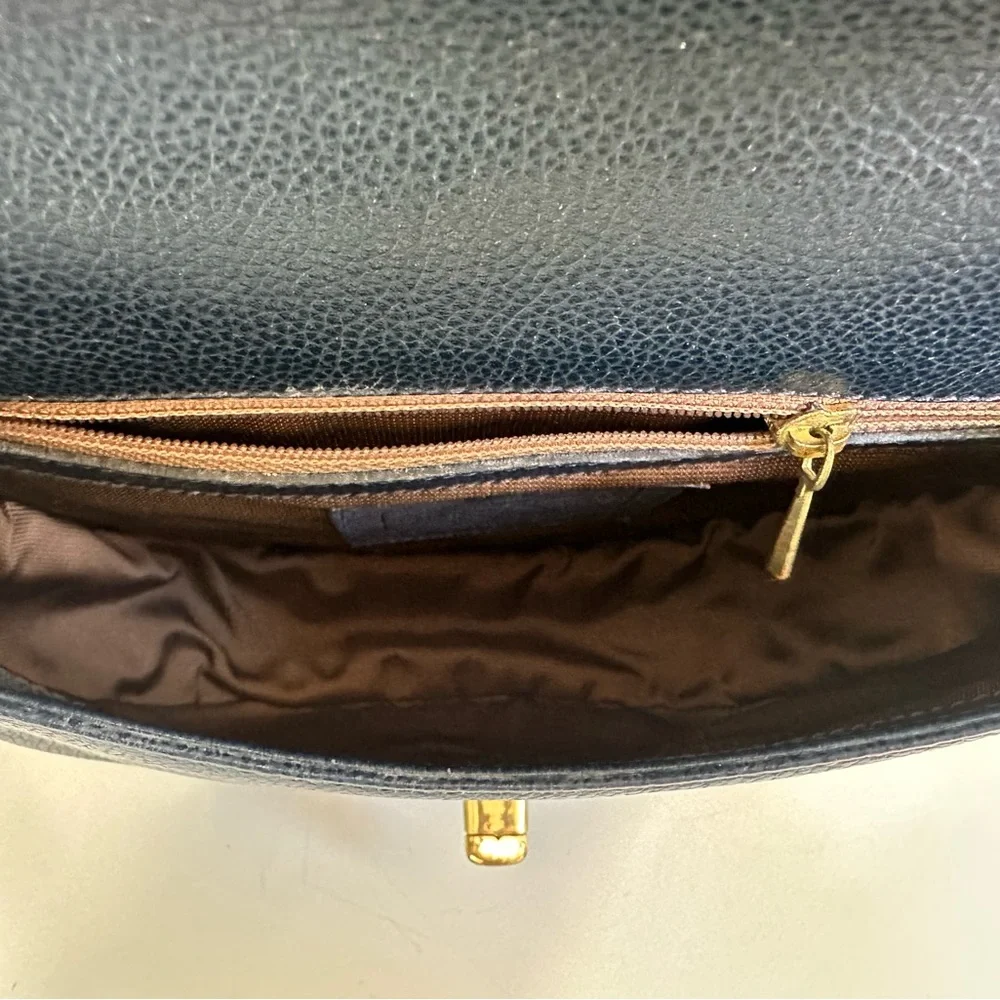 Low start Coach Midnight Blue Leather Crossbody Bag - Picture 3 of 7